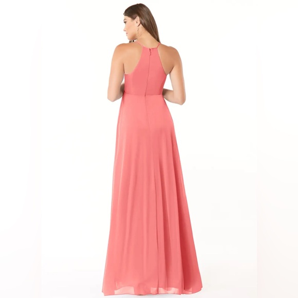 Azazie Maternity Dress, coral - Picture 2 of 2